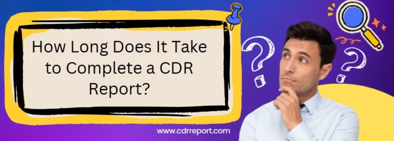 How Long Does It Take to Complete a CDR Report