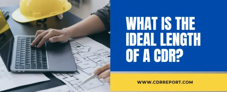 Ideal Length of a CDR Report