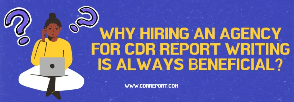 Agency for CDR Report Writing